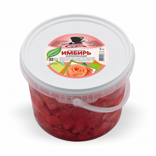 Имбирь маринованный "Мистер салат" 1,4 кг "Мистер салат" в Воронеже. Картинка