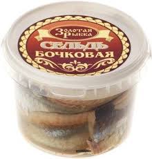 Сельдь филе в масле "Чатка" "Бочковая" "Золотая рыбка" 400г "Золотая рыбка" в Воронеже. Картинка