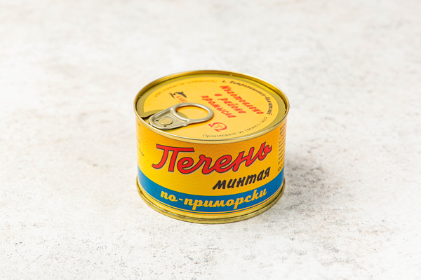 Печень минтая по-приморски Норд Фиш  120г жестяная банка в Воронеже. Картинка