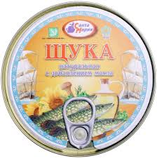 Щука натуральная с добавлением масла 230г ж/б в Воронеже. Картинка