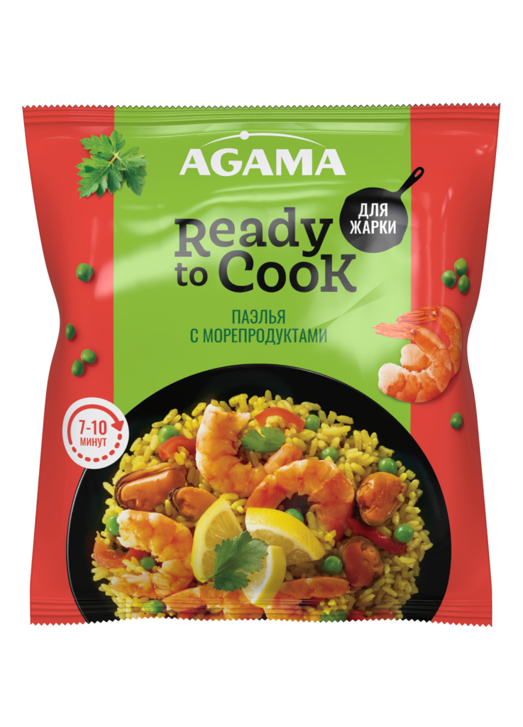 Паэлья с морепродуктами 320г Agama Ready to Cook в Воронеже. Картинка