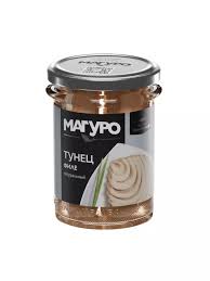 Тунец полосатый филе в натуральной заливке стеклянная банка, 200 гр (Магуро) в Воронеже. Картинка