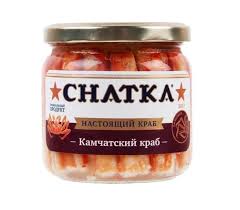 Мясо краба камчатского первая фаланга СНАТКА (АДМИРАЛ),стеклянная банка 390г в Воронеже. Картинка