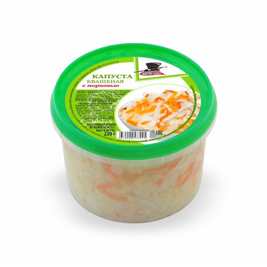 Салат из б/к квашеная с морковью 250 г МС