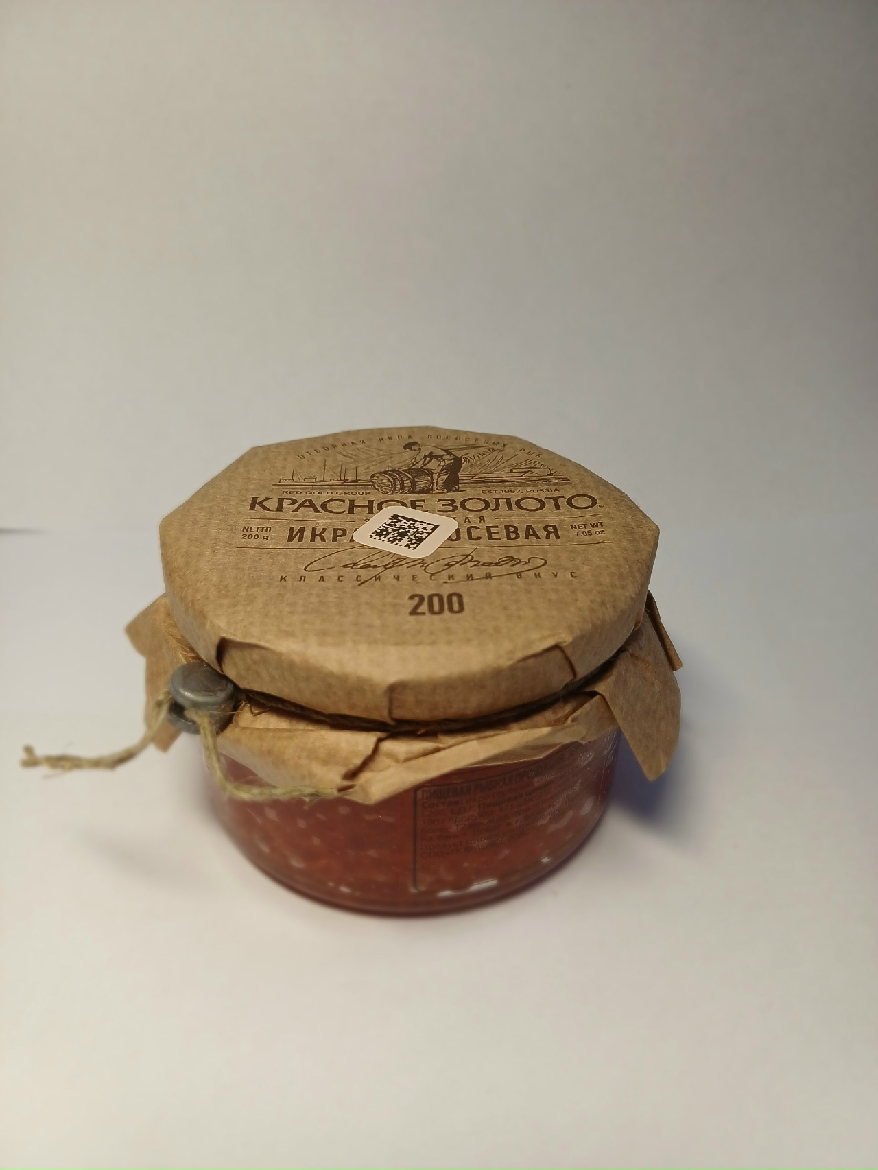 Икра лососевая " ГК Красное золото" 200г  стеклянная банка в Воронеже. Картинка