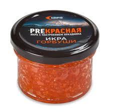 Икра лососевая  "Камча" "Отборная" (ООО "Смарт Фиш") 90г горбуши стеклянная банка в Воронеже. Картинка