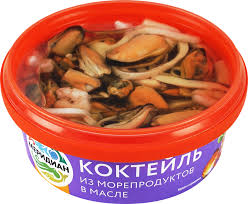 Коктейль из морепродуктов в масле "Меридиан" 270г  "Меридиан" в Воронеже. Картинка